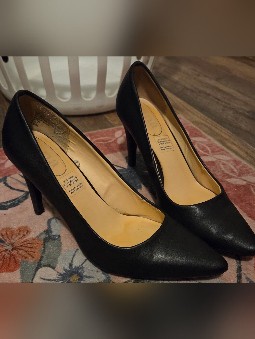 a.n.a Black Pointed Toe High Heel Pumps